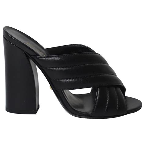 gucci block heel slides 4063013|Designer High Heel Sandals .